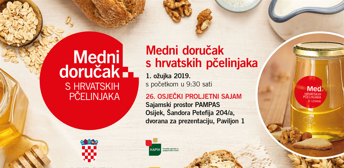 POZIVNICA   Medni doručak 1.3.2019. Osijek