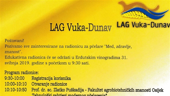 Radionica za pčelare u Erdutu